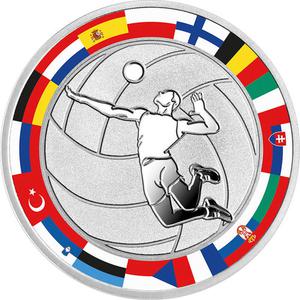 Niue / One Dollar Silver 2017 Volleyball - reverse photo