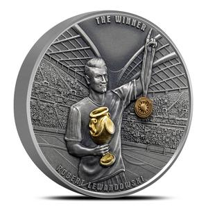 Niue / Silver Two Ounces 2023 Robert Lewandowski - reverse photo