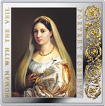 Silver Ounce 2014 Woman with Veil: Photo Coin, Niue, Silver Ounce 2014 Woman with Veil / thumbnail