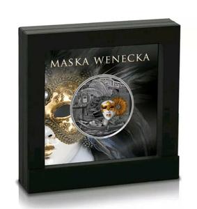 Niue / Silver Two Ounces 2019 Venetian Mask - obverse photo