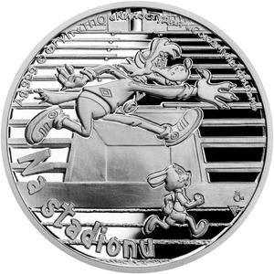 Niue / Silver Ten Grams 2021 Just You Wait - At the Stadium - reverse photo