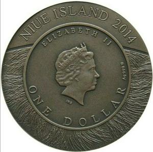 Niue / Silver Ounce 2014 Buffalo - obverse photo
