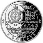 Niue / Silver Ounce 2023 Slovakia Eagle / Proof with Gold Plating - obverse photo