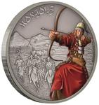 Silver Ounce 2017 Warriors of History - Mongols: Photo Coin, Niue, Silver Ounce 2017 Warriors of History - Mongols / thumbnail