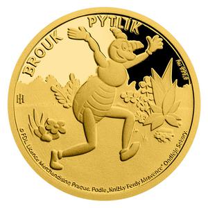 Niue / Gold Tenth-Ounce 2019 Pouch the Beetle - reverse photo