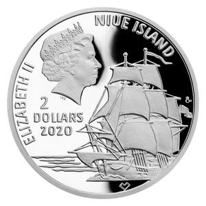 Niue / Silver Ounce 2020 James Cook - obverse photo
