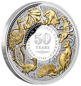 Niue / Silver Five Ounces 2016 Decimal Currency - reverse photo