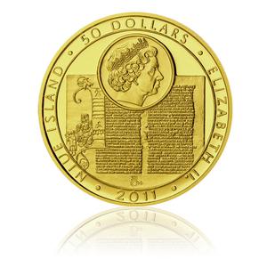 Niue / Gold Two Ounces 2011 John Huss and John Wycliff - obverse photo