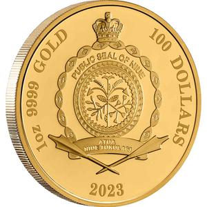 Niue / Gold Ounce 2023 Chess King - obverse photo