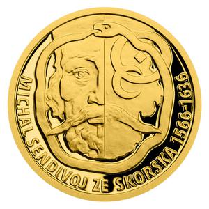 Niue / Gold Tenth-Ounce 2019 Alchemists - Michael Sendivogius - reverse photo