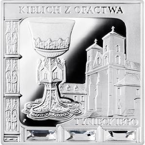 Niue / Silver Ounce 2014 Tyniec Abbey Chalice - reverse photo