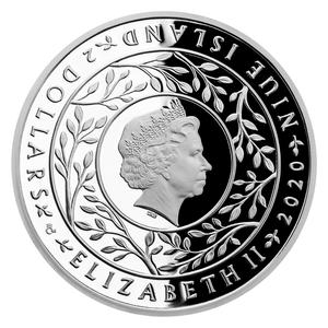 Niue / Silver Ounce 2020 Tree of Life, Crystal - obverse photo