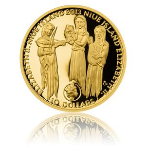 Niue / Gold Half Ounce 2013 Giuseppe Verdi - reverse photo