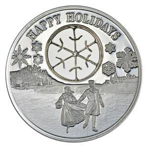 Niue / Silver Ounce 2017 Happy Holidays - reverse photo