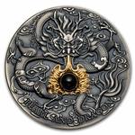 Silver Two Ounces 2023 Black Pearl and Dragon: Photo Coin, Niue, Silver Two Ounces 2023 Black Pearl and Dragon / thumbnail