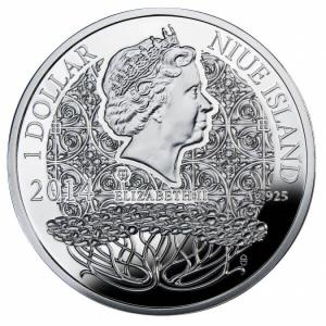 Niue / One Dollar Silver 2014 Magic Stones - March - obverse photo