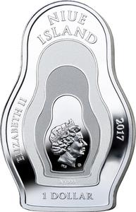 Niue / Silver Ounce 2017 Matryoshka - obverse photo