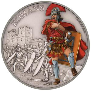 Niue / Silver Ounce 2017 Warriors of History - Romans - obverse photo