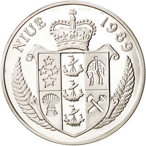 Niue / Fifty Dollars 1989 Steffi Graf - obverse photo