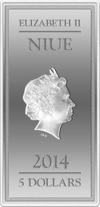 Niue / Silver Two Ounces 2014 Athena - obverse photo