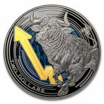 Silver Ounce 2025 Bull and Bear: Photo Coin, Niue, Silver Ounce 2025 Bull and Bear / thumbnail