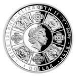 One Dollar Silver 2018 Golden Rose: Photo Coin, Niue, One Dollar Silver 2018 Golden Rose / thumbnail