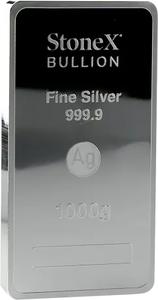 Niue / Silver Kilo Bar 2024 StoneX Bullion - reverse photo