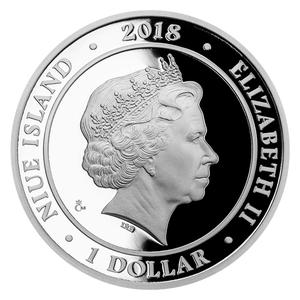 Niue / One Dollar Silver 2018 Ferdy the Ant - obverse photo
