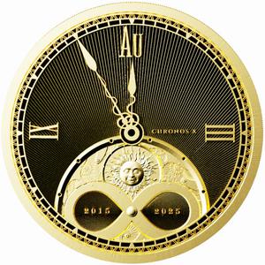 Niue / Gold Tenth-Ounce 2025 Chronos - reverse photo