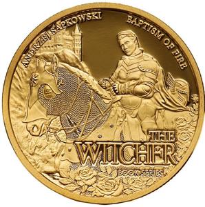 Niue / Gold Tenth-Ounce 2025 The Witcher - Baptism of Fire - reverse photo