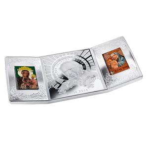 Niue / Silver Four Ounces 2014 John Paul II - reverse photo