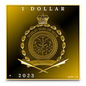 Niue / Silver Ounce 2023 Two Crabs - obverse photo