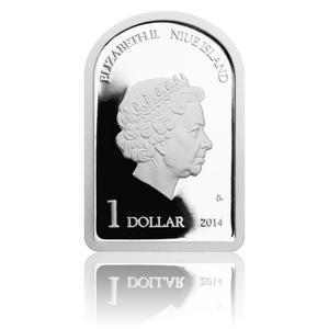 Niue / Silver Ounce 2014 Madona Ostrobramska - obverse photo
