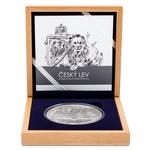 Silver Ten Ounces 2017 Czech Lion: Photo Coin, Niue, Silver Ten Ounces 2017 Czech Lion / thumbnail