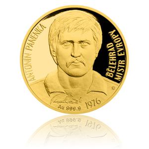 Niue / Gold Quarter Ounce 2016 Antonín Panenka - reverse photo