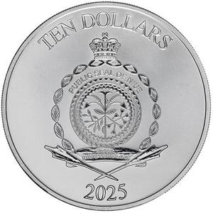 Niue / Silver Five Ounces 2025 Roaring Lion of Judah - obverse photo