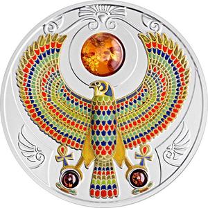 Niue / Silver Two Ounces 2017 Falcon of Tutankhamun - reverse photo
