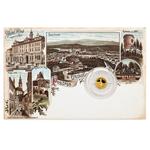 Gold Half Gram 2019 Český Krumlov: Photo Coin, Niue, Gold Half Gram 2019 Prague - Cesky Krumlov / thumbnail