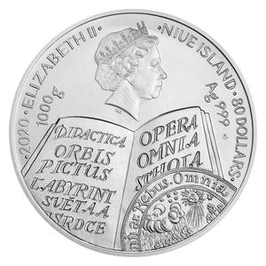 Niue / Silver Kilo 2020 J. A. Komenský - obverse photo