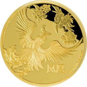 Niue / Gold Quarter Ounce 2016 Feng Shui - Phoenix - reverse photo