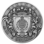 Silver Two Ounces 2024 Vikings: Photo Coin, Niue, Silver Two Ounces 2024 Vikings / thumbnail