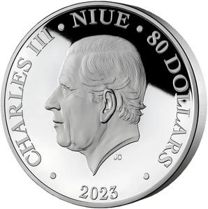 Niue / Silver Kilo 2023 Alice's Tea Party - obverse photo