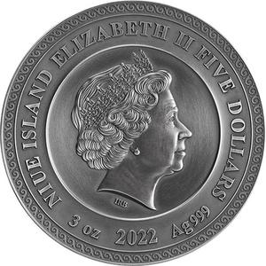 Niue / Silver Three Ounces 2022 Helios - obverse photo