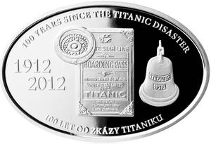 Niue / Silver Ounce 2012 Titanic - reverse photo