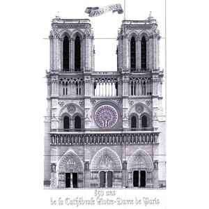 Niue / Silver Kilo 2014 Notre Dame - reverse photo