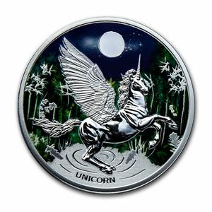 Niue / Silver Ounce 2020 Unicorn - reverse photo