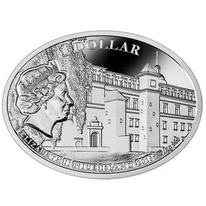 Niue / One Dollar Silver 2015 Sigismund II and Barbara - obverse photo