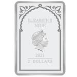 Silver Ounce 2021 Archangel Uriel: Photo Coin, Niue, Silver Ounce 2021 Archangel Uriel / thumbnail