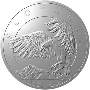 Niue / Silver Three Kilos 2024 Slovakia Eagle - reverse photo