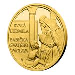 Gold Quarter Ounce 2020 St Ludmila - First Czech Saint: Photo Coin, Niue, Gold Quarter Ounce 2020 St Ludmila - First Czech Saint / thumbnail